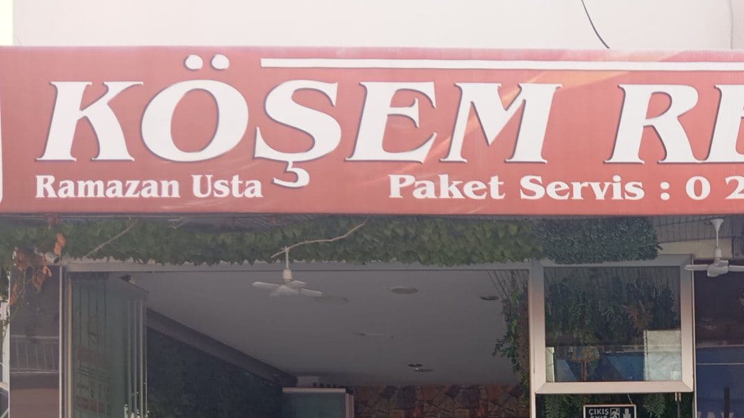 Köşem Restaurant Kapak Görseli