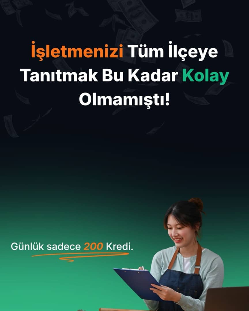 İşletmeni Kaydet ve Tanıtıma Başla!